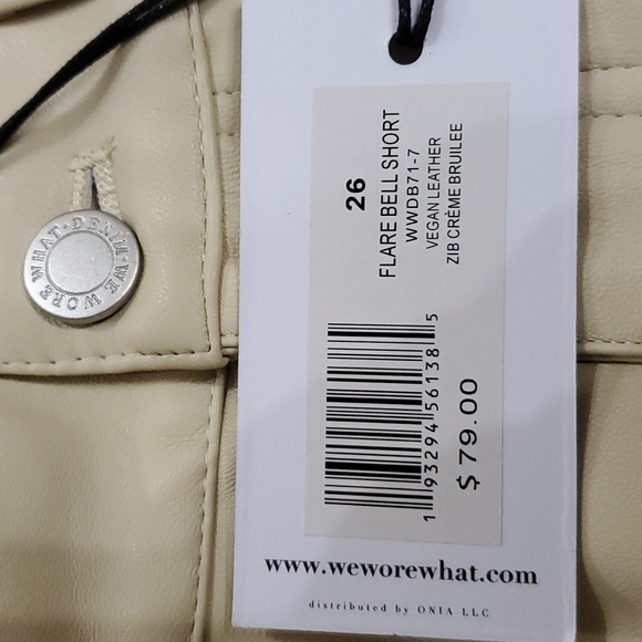 WeWoreWhat Flare Bell Shorts NWT - Picture 9 of 11